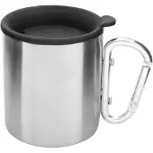 Tatonka Thermo-Becher Karabiner 250ml, Thermobecher, Silber