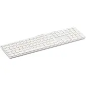 LMP KB-1243, Volle Größe (100%), Kabelgebunden, USB, QWERTZ, Weiß