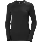 Helly Hansen Unterhemd Lifa Merino Midweight Crew Black Damen-M