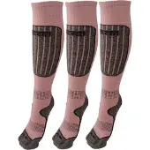 Accezzi Merino 20, Skisocken, Damen, 3 Paar, rosa