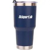 Accezzi Thermobecher, 890 ml, Skisport.dk, marineblau