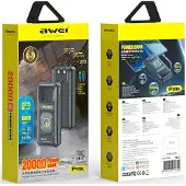Awei Powerbank P99K 20000Mah 22.5Wczarny/Schwarz