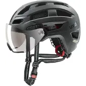 Uvex finale visor, Fahrradhelm, schwarz