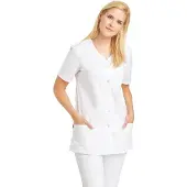 Leiber Kasack, kurzarm, Damen, weiß 08/2256/01-48 , Größe: 48