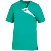 Leiber Schlupfkasack, kurzarm, Damen, smaragd 08/1255/83-XL , Größe: XL