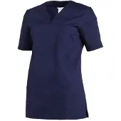 Leiber Kasack Schlupfjacke 08/1249/04, Damen, marine, kurzarm, waschbar bis 60 °C, Größe 36