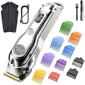 Hatteker Haarschneide-Kit Pro Haarschneidemaschinen für Männer Professionelle Friseurschneidemaschinen IPX7 Wasserdichtes Akku