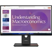 Lenovo ThinkVision T24D-40 Monitor, 60,5 cm (23.8"), 1920 x 1080 Pixel, Full HD, LCD, 6 ms, Schwarz