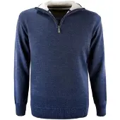 Kama Bjørn Merino, Sweater, Herren, dunkelblau