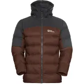 Jack Wolfskin Daunenjacke "NEBELHORN DOWN HOODY M RDS" mit Kapuze