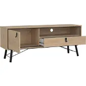 Ebuy24 Ry TV Tisch 1 Tür 1 Schublade Eiche Nachbildung.