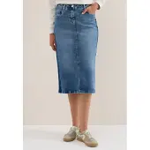 Cecil Jeansrock aus Baumwolle mit Stretchanteil