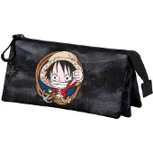 KARACTERMANIA One Piece Ropes Triple Mäppchen Schwarz Mann Schwarz One Size