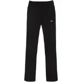 Trigema Jerseyhose "Hose DELUXE Baumwolle", Damen, Gr. 4XL, US-Größen, schwarz, Single Jersey, 100% Baumwolle, Hosen Jerseyhose