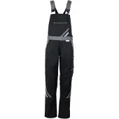 Planam Highline Damen Latzhose schwarz/schiefer/zink 40
