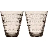 Iittala Wasserglas Kastehelmi Leinen 300 ml (2er-Set)