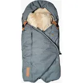 Sleepbag Mini Winterfußsack, Grey Mélange/Brown, Winterfußsäcke