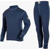 Janus Thermo-Unterwäsche-Set Merinowolle, Blau, 90