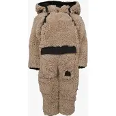 Lindberg Kläppen Fleece-Overall, Beige, 62