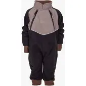 Lindberg Stormy Windfleece-Overall, Schwarz/Grau, 86