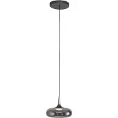 Schöner Wohnen Glas Hängelampe Posh, dimmbar, alu / grau / zink, für Wohn- / Esszimmer, Glas, Modern, Pendelleuchte