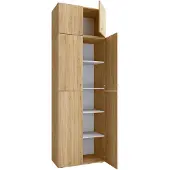 VCM Büroschrank Aktenschrank Lona 5-fach Aufsatz