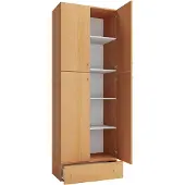 VCM Büroschrank Aktenschrank Lona 5-fach Schublade Drehtüren