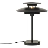 QAZQA Retro-Tischleuchte Schwarz Stahl 45cm - Pauly