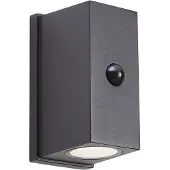 QAZQA Wandleuchte Schwarz Lux Sensor Magnetisch Inkl. LED Wiederaufladbar - Sandy