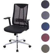 Mendler Bürostuhl HWC-J53, Drehstuhl Schreibtischstuhl, ergonomisch Kunstleder schwarz