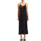 Scotch & Soda Velvet Skirt Evening Black Größe: S | Midiröcke Outlet | Damen | Schwarz