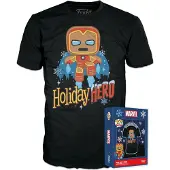 Funko POP! Pop! Marvel Eisen Holiday S Gb Herren T-shirt Mit Kurzen Ärmeln