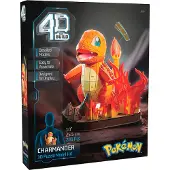 Spin Master 4D Build - Pokémon Glumanda - detailreicher 3D-Modellbausatz, 241 Stück(e), Cartoons, 12 Jahr(e)