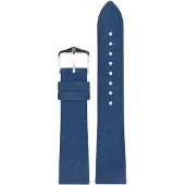 Hirsch 03433180-2-20 Leder-Armband für Uhren Osiris Nubuk M 20 mm Dunkelblau