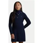 Ralph Lauren Strickkleid 313978841001 Dunkelblau Regular Fit