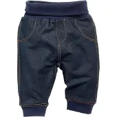 Schnizler Baby Sweat-Hose Jeans-Optik in Blau | Gr.: 50