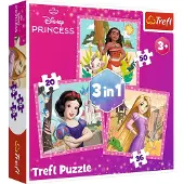 Trefl Puzzle 3in1 Schöne Blumen 34875