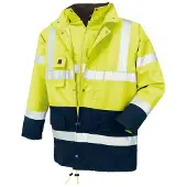 TeXXor Warnschutz-Winterparka CALGARY, gelb 4112 , 1 Stück, Größe: XXL