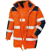 TeXXor Herren Warnjacke Winter TORONTO orange Grösse XL
