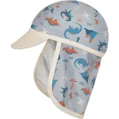 Playshoes Nackenschutzcap "Dino" in Hellblau | Gr.: 49 cm