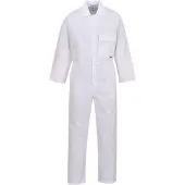 Portwest Standard Overall Weiß M Baumwolle/Polyester