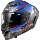 LS2 Ff807 Dragon Trax Integralhelm Schwarz L Schwarz L