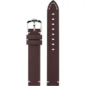 Hirsch 05402010-2-22 Leder-Armband für Uhren Ranger L 22 mm Braun