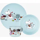 Muumi Picknick Geschirr-Set 3 Teile