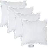 Homescapes FÜLLKISSEN 4er-Set, Federkissen 30/30 cm