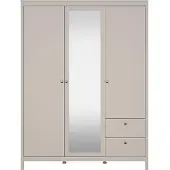 Ebuy24 Madrid Kleiderschrank 3 Türen 150x200cm Cashmere.