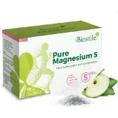 Biostile Pure Magnesium 5 – 30 Beutel für Energie, Muskelfunktion und Knochengesundheit