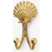 Sissy-Boy Doppelter Wandhaken Muschel - Goldfarben