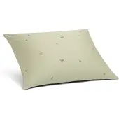 Yumeko Kissenbezug Baumwollsatin 50x60 Grün - Eco, Bio & Fairtrade