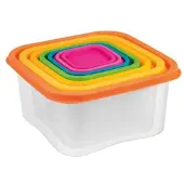 Smile Food Storage Set | Luftdicht | BPA-frei | Mikrowelle | 7tlg.